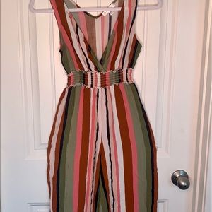 Striped romper